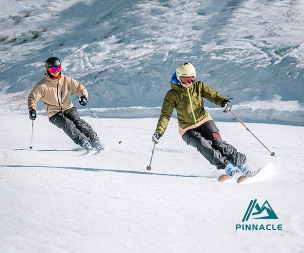 Pinnacle snow sports ski 一對一私教滑雪課程單板滑雪示範